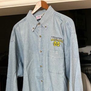 U of M Denim Button-Up Shirt - Men's